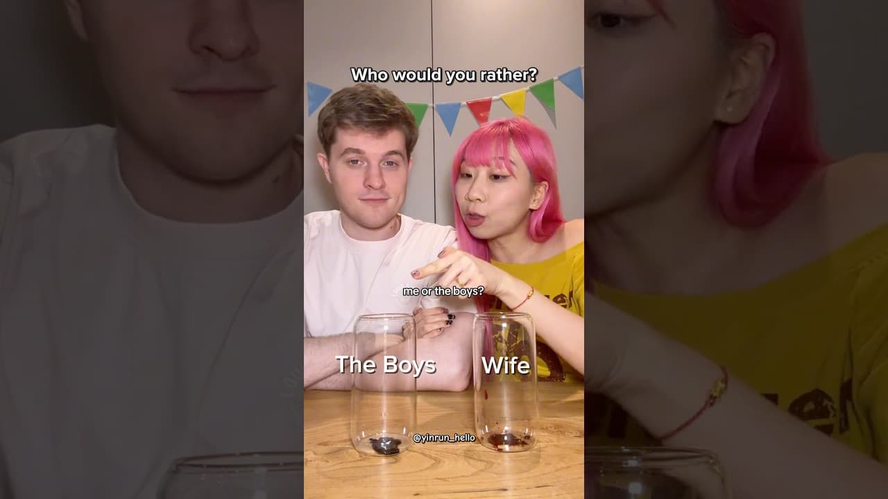 The audacity of that behaviour at the end!! ๐คฃ #wouldyourather #yinrunandluke #relationship #couple