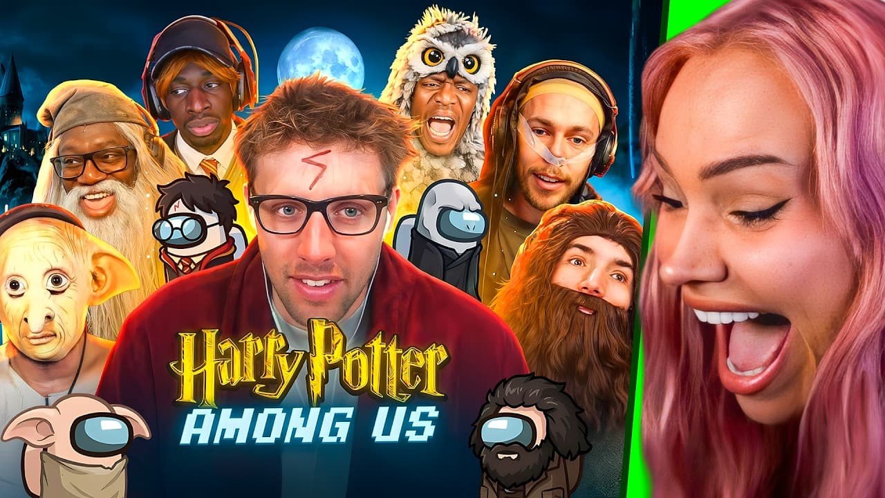 Talia Mar Reacts To SIDEMEN AMONG US HARRY POTTER EDITION