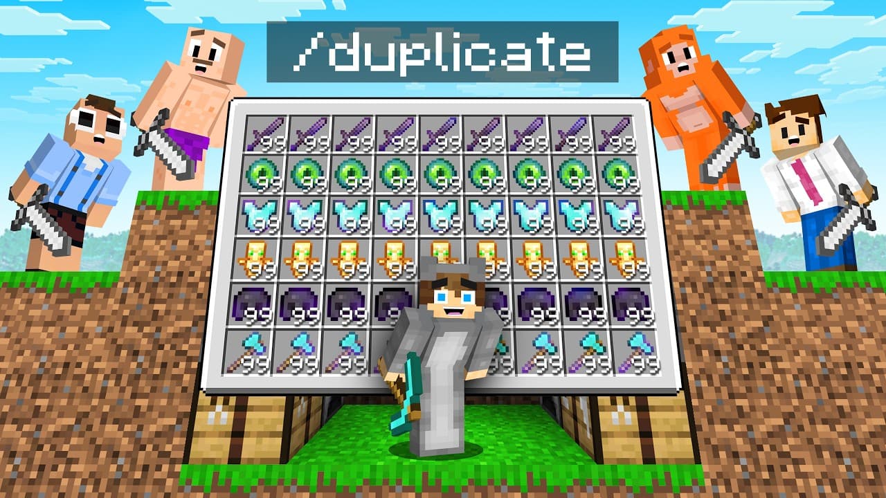 I Secretly Duped in a Minecraft Hunters vs Speedrunner