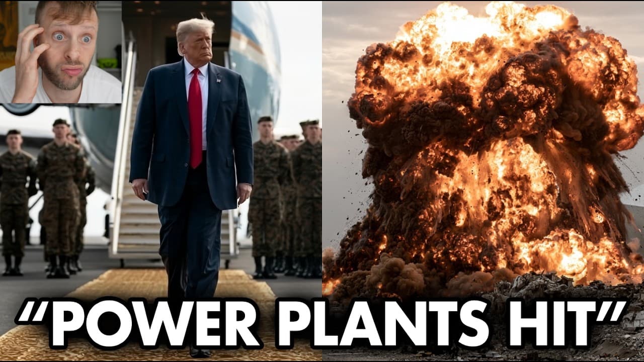 Iran Laughs "TRUMP WON'T DO IT"... Then Their Power Plants GET VAPORIZED