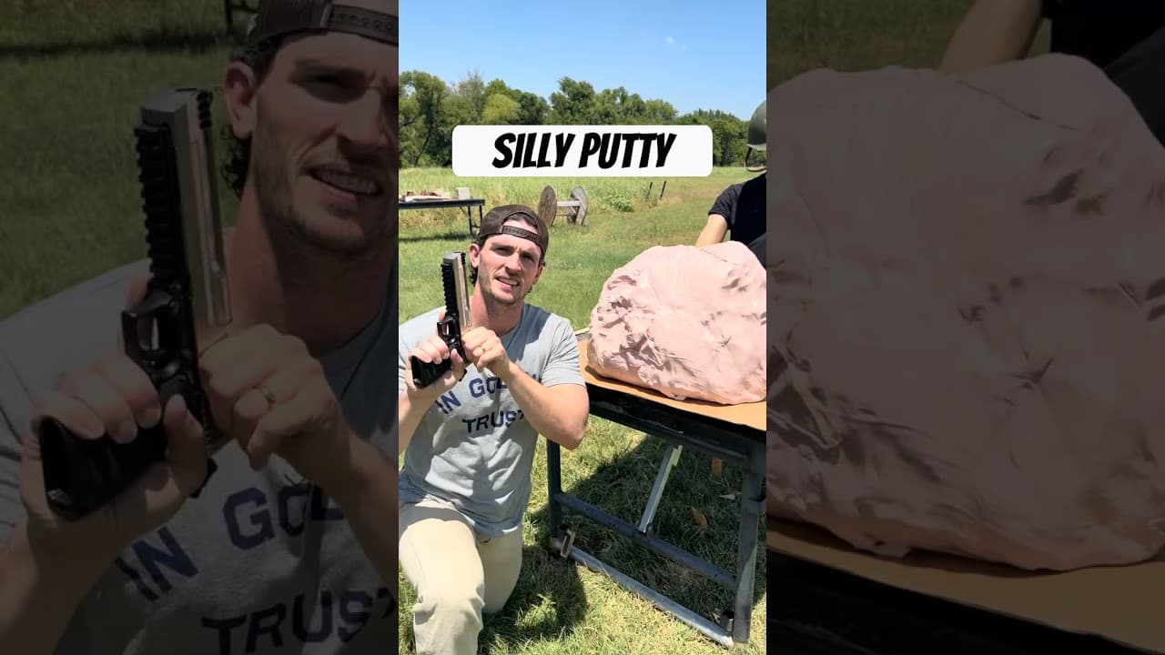 Can Silly Putty Stop a 50 Cal?