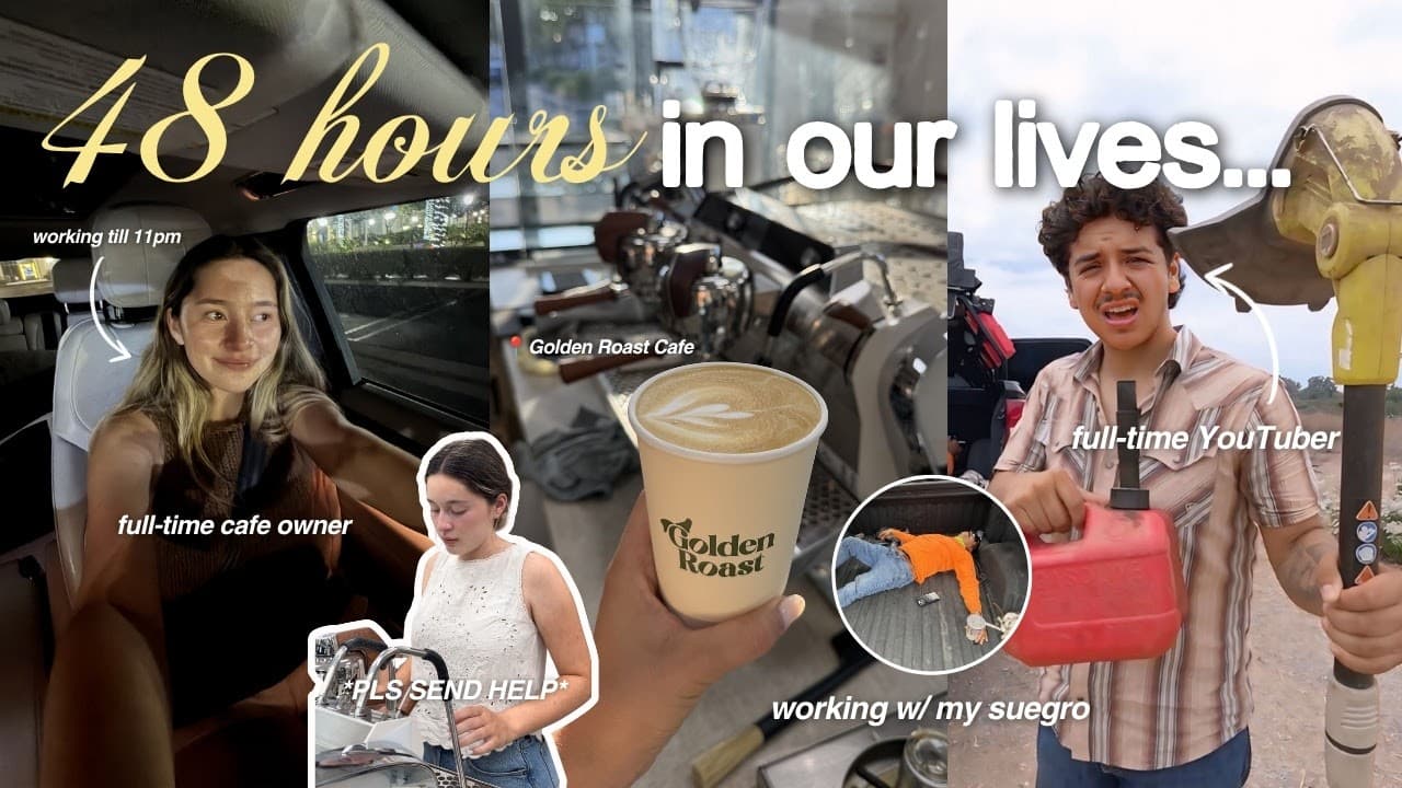 WORK WITH US | starting a coffee shop vs blue collar job with my DAD