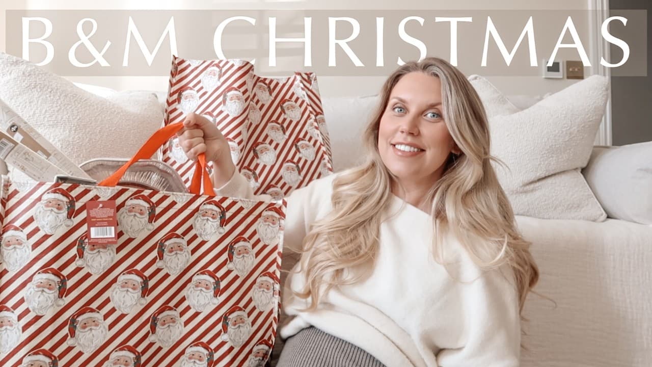 B&M CHRISTMAS NEW IN HAUL & COSY VLOG