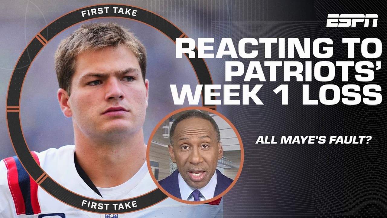 Stephen A. RIPS Drake Maye for the Patriots' Week 1 loss ๐ 'All of it was on him!' | First Take