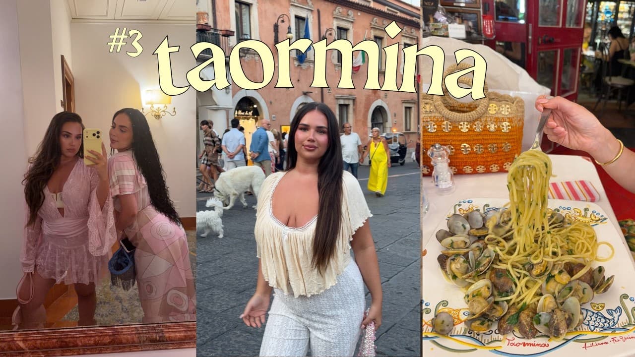 LAST DAYS IN TAORMINA!!!! #3 | pool days, holiday make up & matcha making