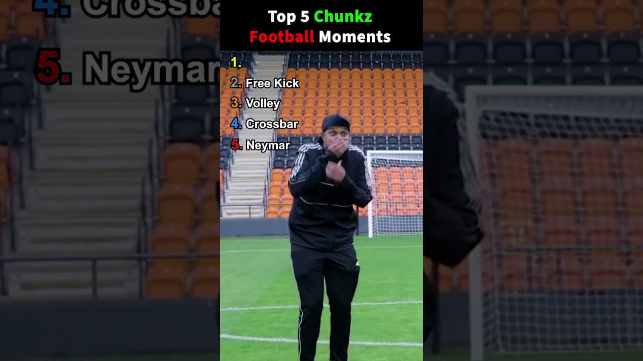 Top 5 Chunkz Football Moments! YouTube thumbnail