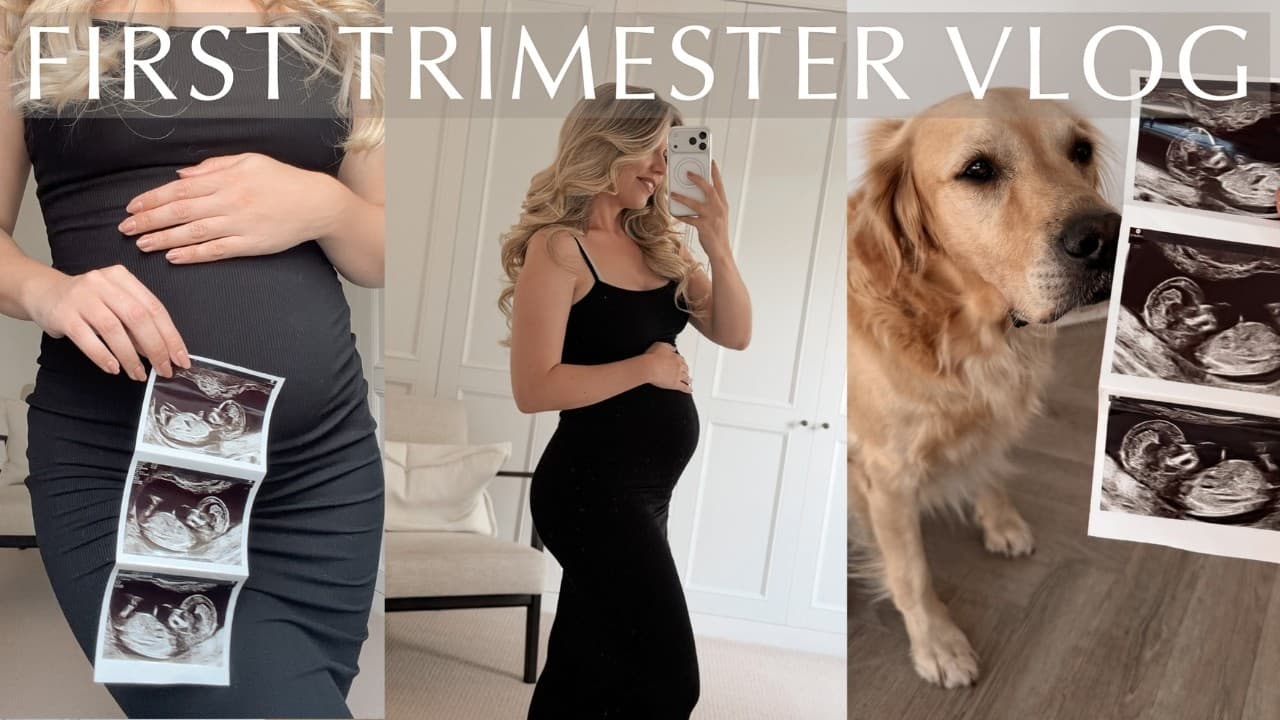 FIRST TRIMESTER VLOG | weeks 4 - 13 pregnancy after loss
