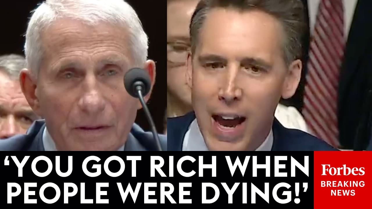 ALMOST UNWATCHABLE: Hawley Publicly Reams Fauci For COVID-19 Actions Pandemic, Refusal To Answer Him