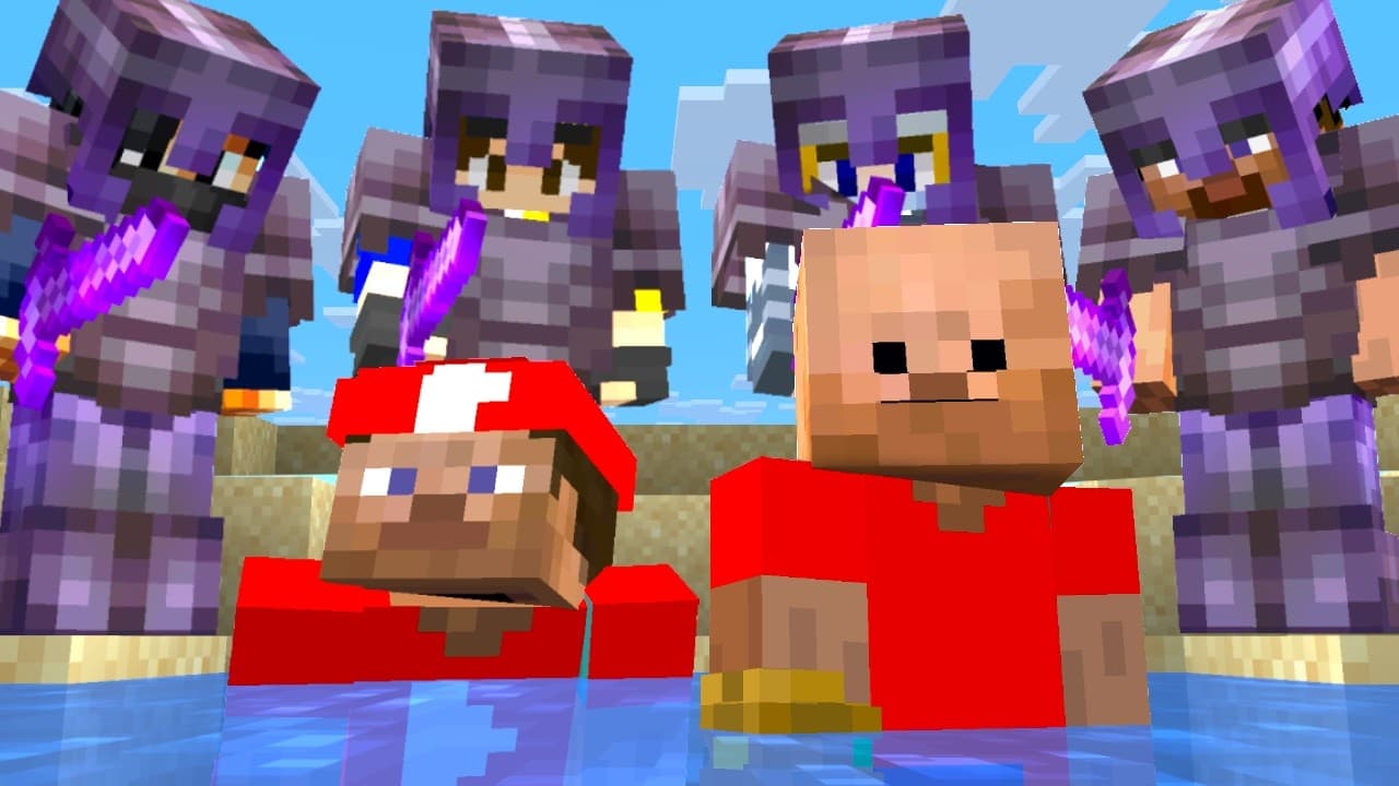I Snuck My Brother Into A Pro Minecraft SMP