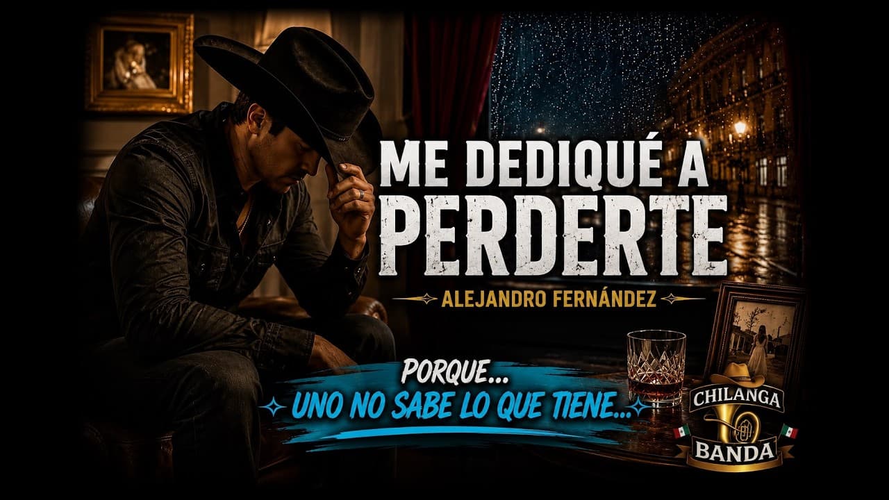 Alejandro Fernández - Me Dediqué a Perderte (Letra - Lyrics)