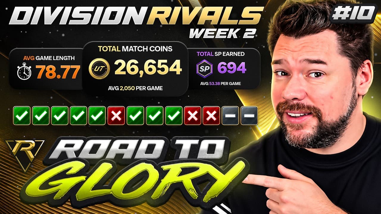 My ENTIRE Division Rivals Experience + Rewards! Road to Glory #10