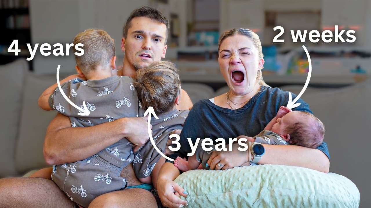 Surviving the Newborn Stage with 3 Boys | A Realistic Day in the Life