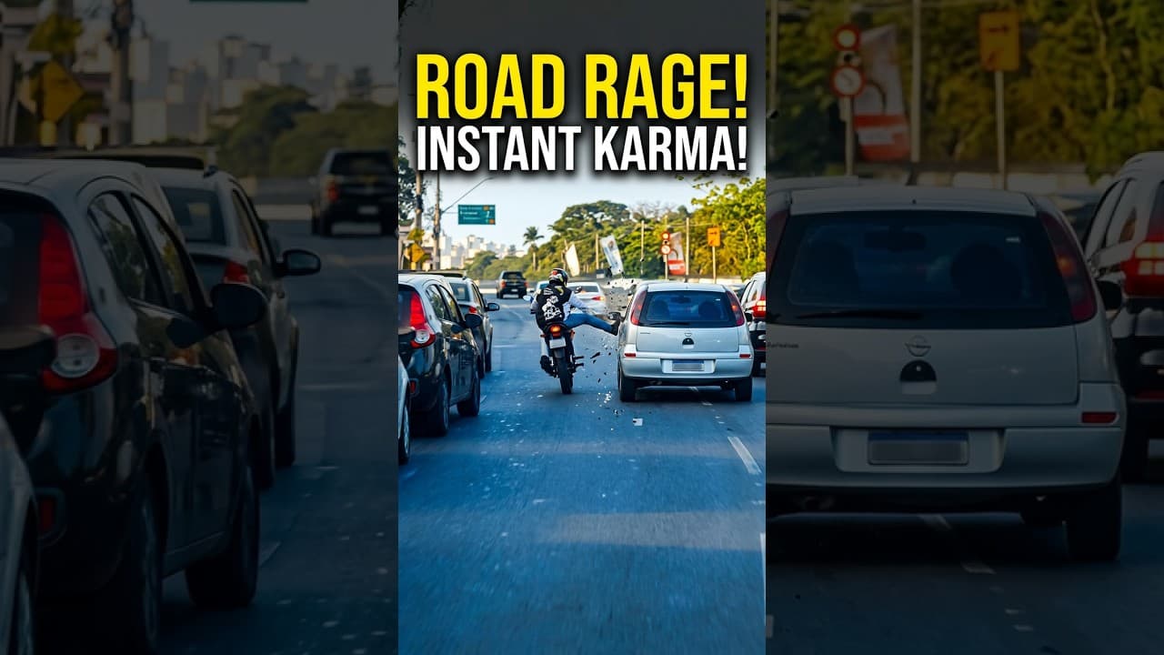 When Cameras Captured People Getting Instant Karma For Ignoring Traffic Rules