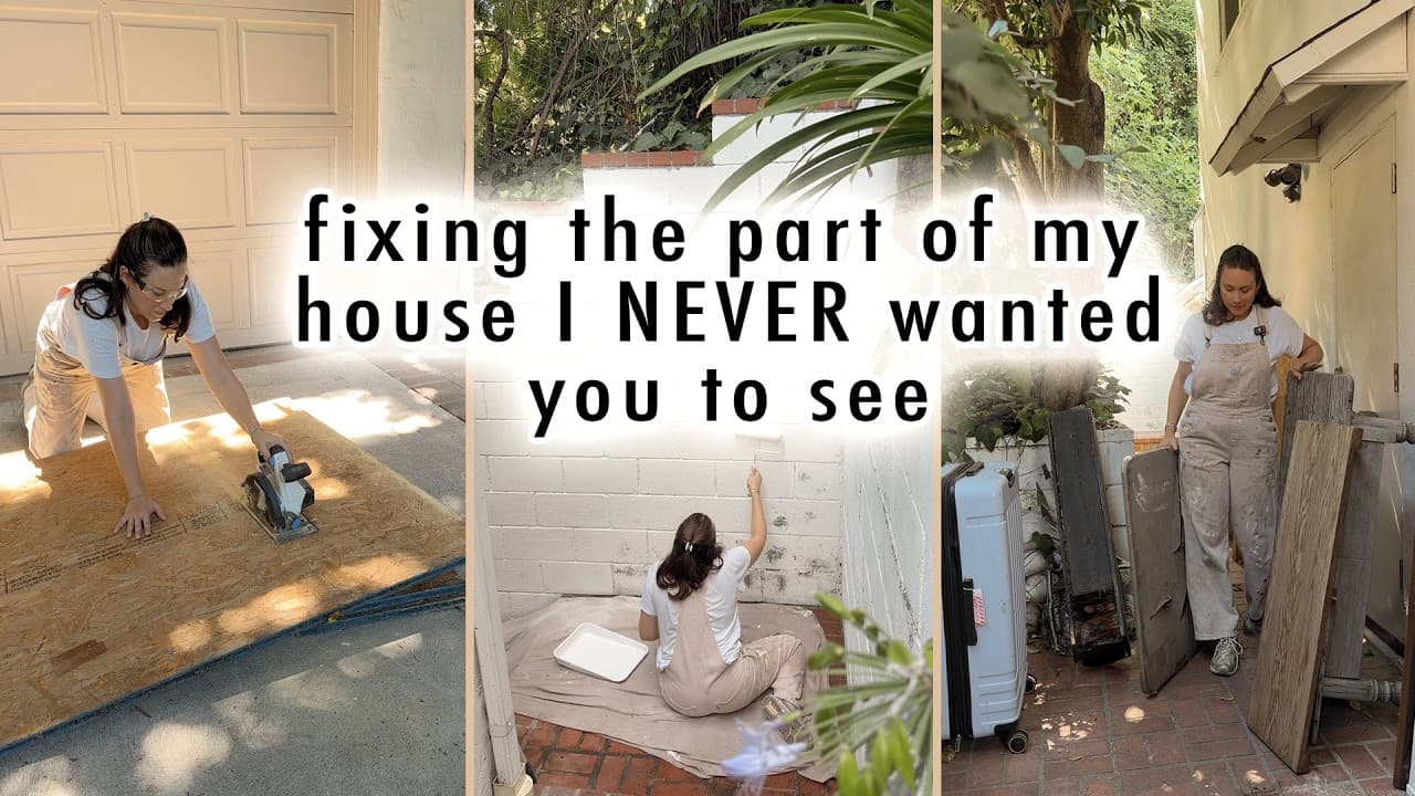 never wanted you to see this!!! *fixing the most embarrassing part of my home* | MaCenna Lee