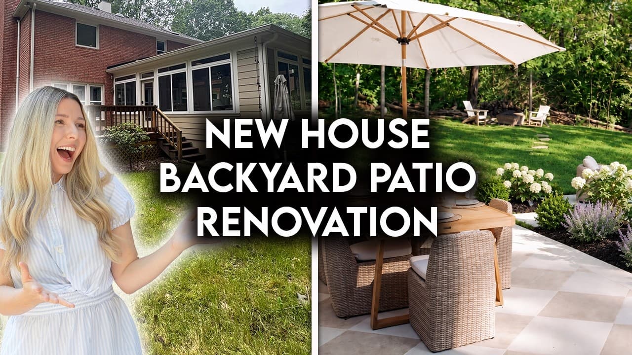 EXTREME EUROPEAN INSPIRED PATIO MAKEOVER | Renovation From Start to Finish