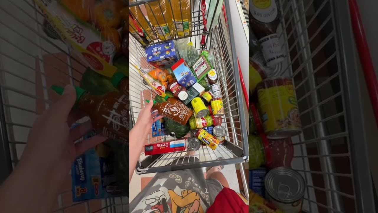 FAMILY FOOD SHOP FOR THE WEEK