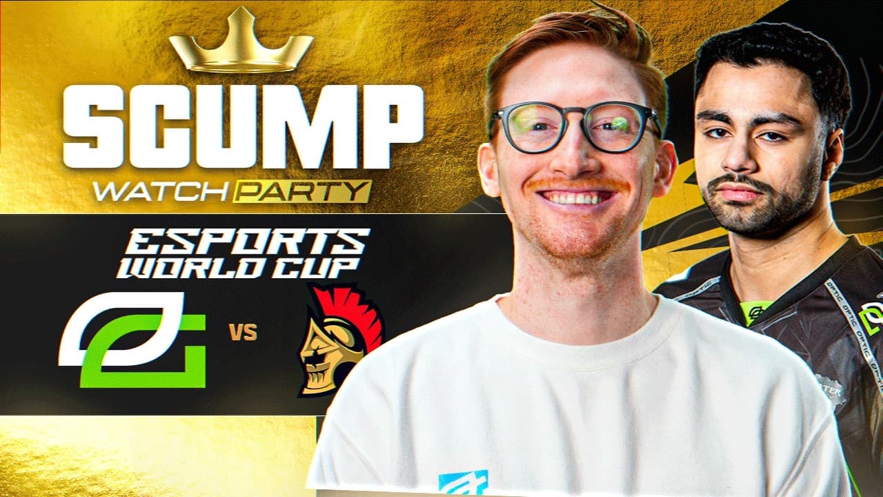 OpTic GAMING VS TEAM WAR!! SCUMP WATCH PARTY - ESPORTS WORLD CUP DAY 1