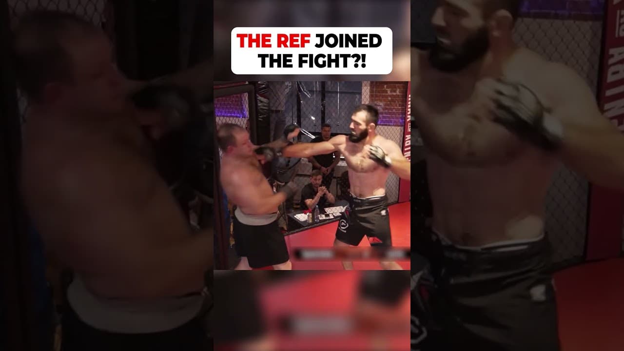When the Ref Entered the Ring Himself