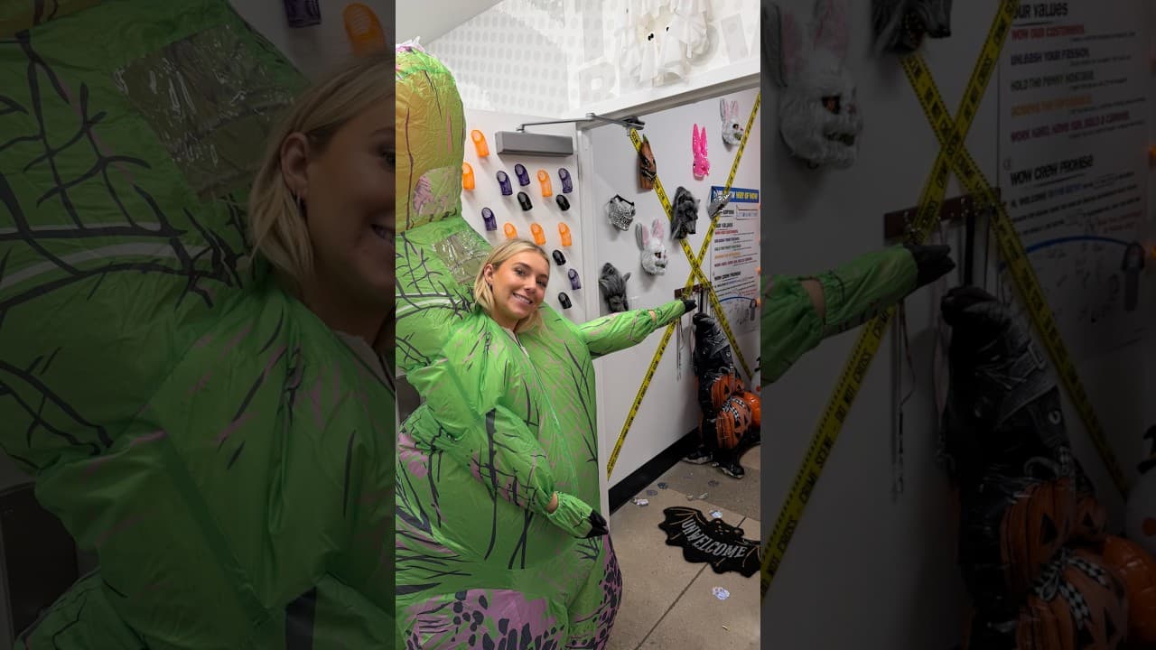 Some say the slinky door is still shaking 🫨👻🦖 @fivebelow #FiveBelowPartner