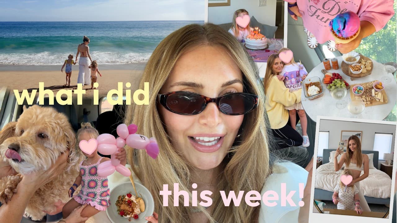 week in my life: i have a 7 year old ๐, fav healthy groceries & going out!!