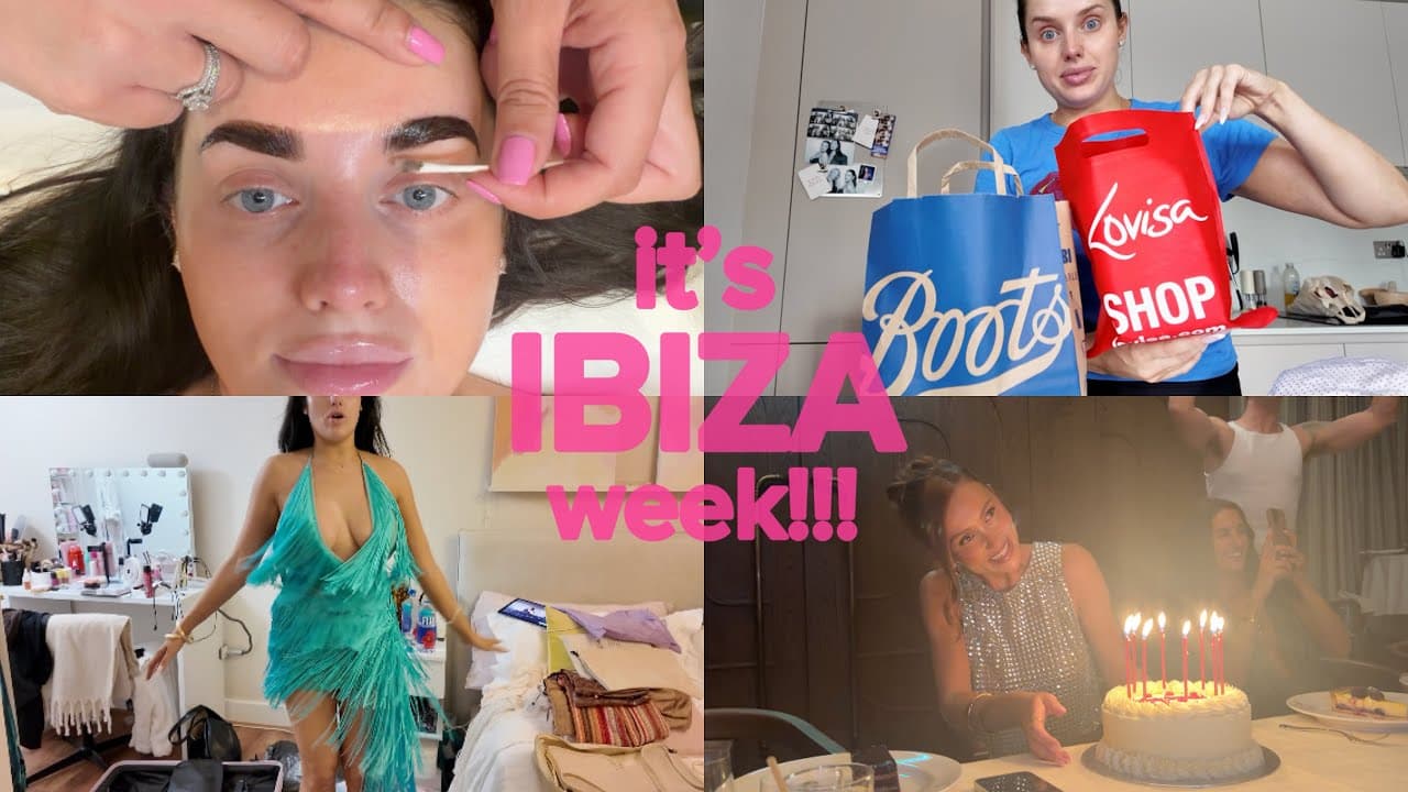 IT’S IBIZA PREP WEEK!! (partying, outfit packing + treatments!!)
