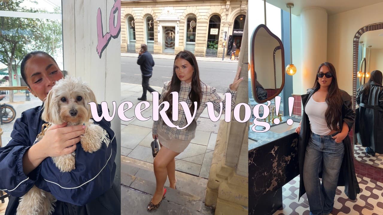 CATCH UP VLOG!!! | London with Cinz & Blueb, Prep for Milan & Manchester Fashion Week!!!
