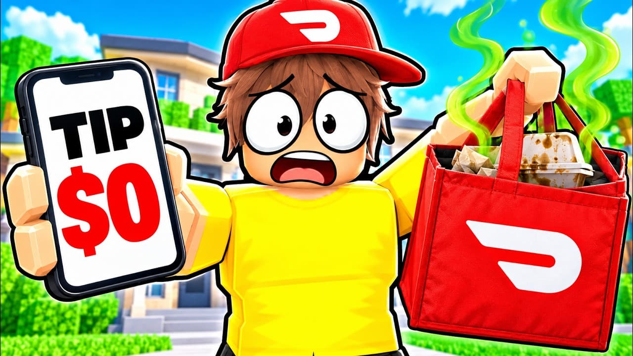 I’m The WORST DoorDasher in Roblox..