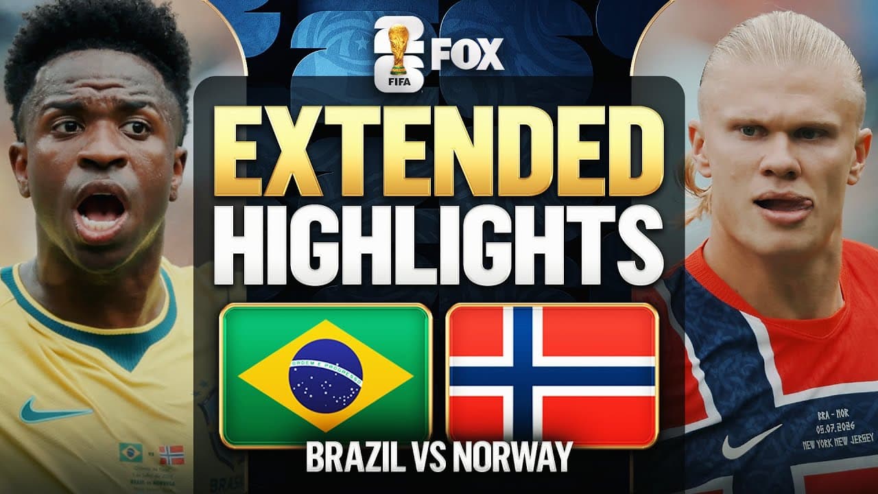 Brazil vs Norway Highlights ๐๐ 2026 FIFA World Cupโข | Round of 16