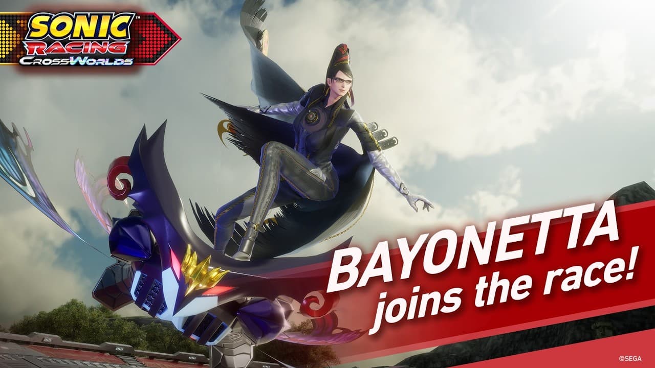 Sonic Racing: CrossWorlds - Bayonetta Teaser Trailer