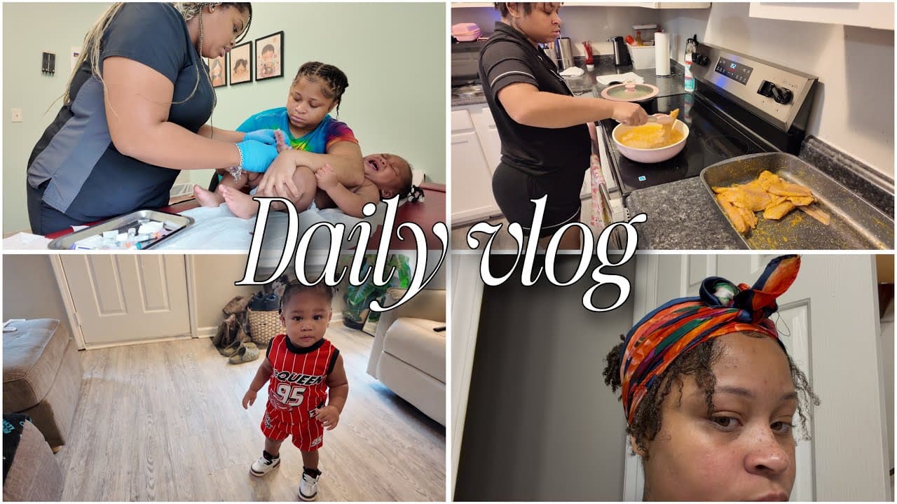 THE DOCTOR SAID THIS… + hair day + cook dinner with me| young mom vlog ft. Grownsy