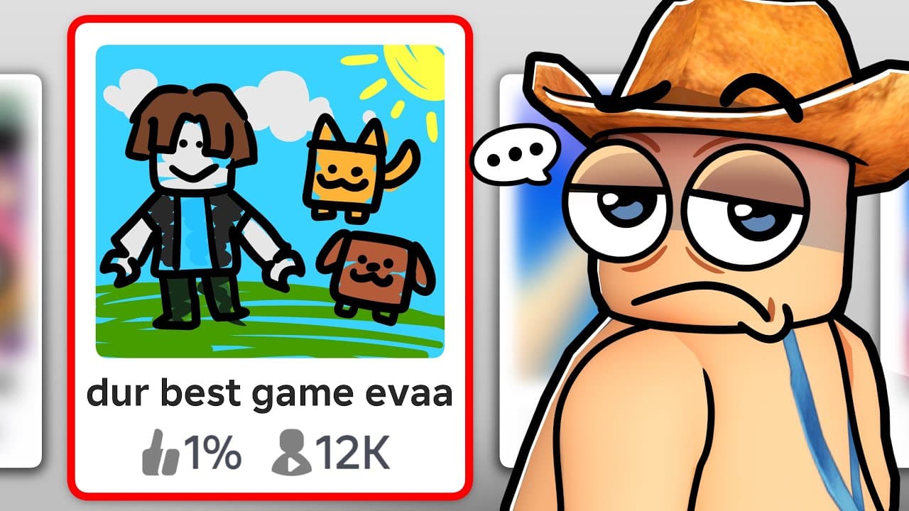 Roblox but it’s ONLY BAD GAMES