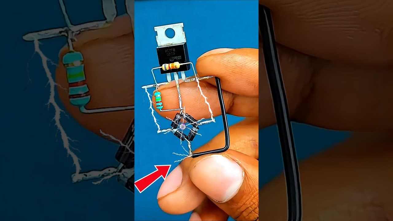 mira como hacer un circuito con diodos casero para tus inventos y experimentos ..