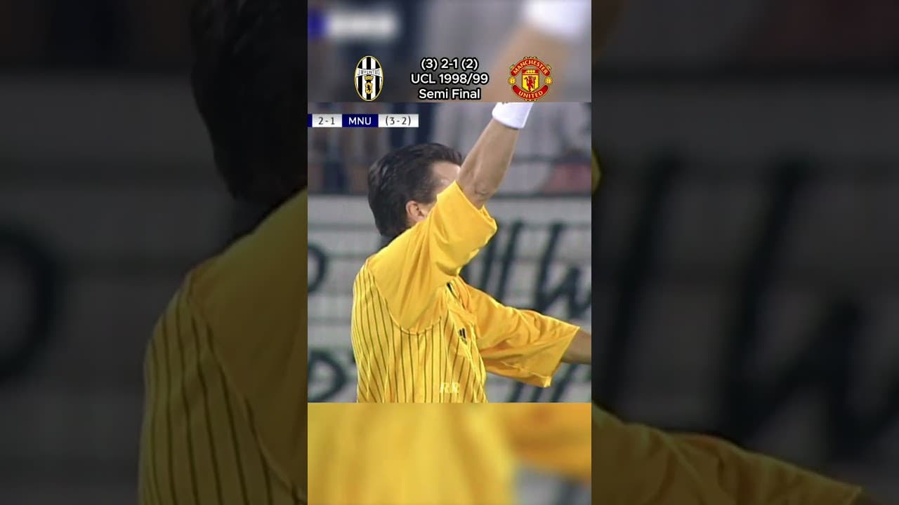 Juventus vs Manchester United 🔥 UCL 1998/99
