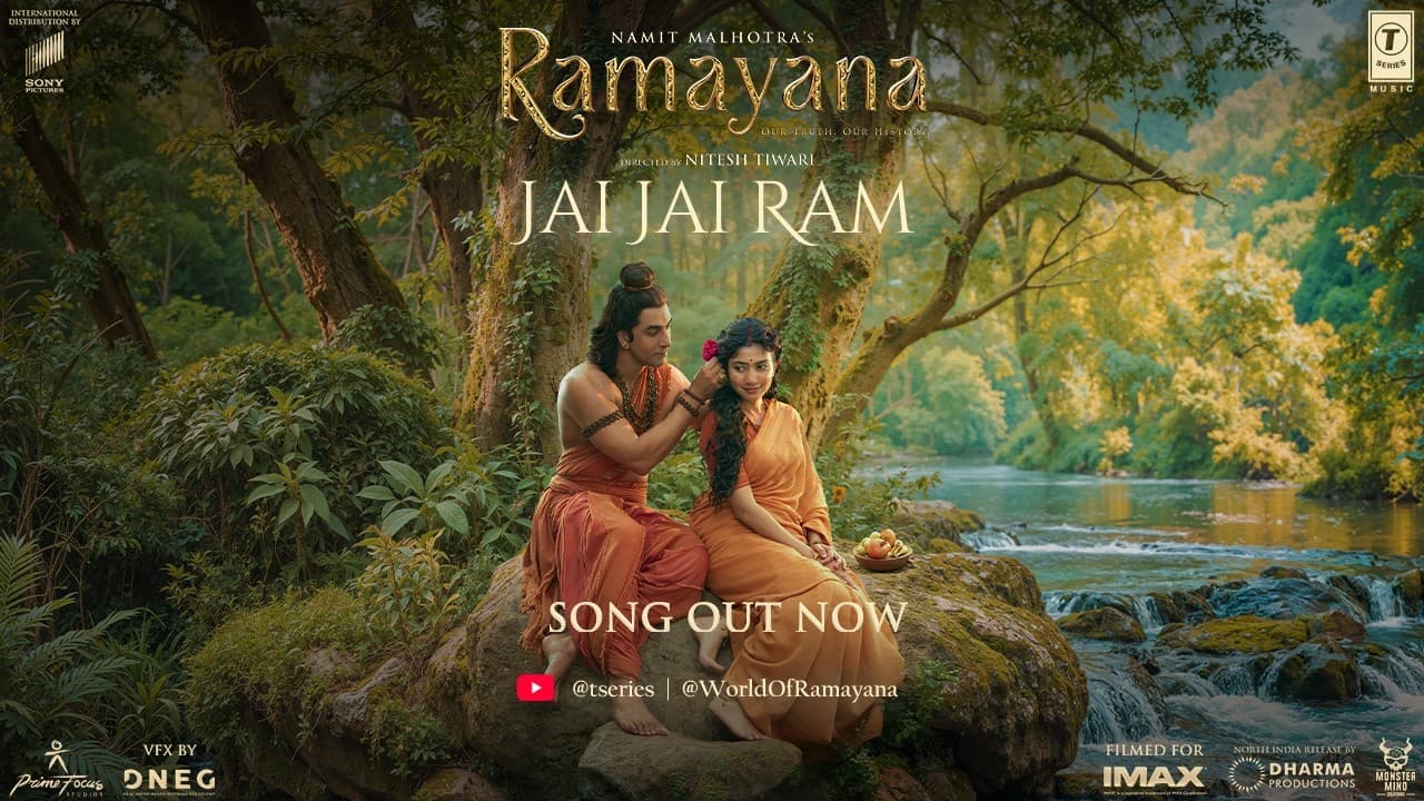 Ramayana: Jai Jai Ram (Song) | Namit M, Nitesh T | Ranbir, Yash | AR Rahman, Shreya, Arijit S, Kumar YouTube thumbnail