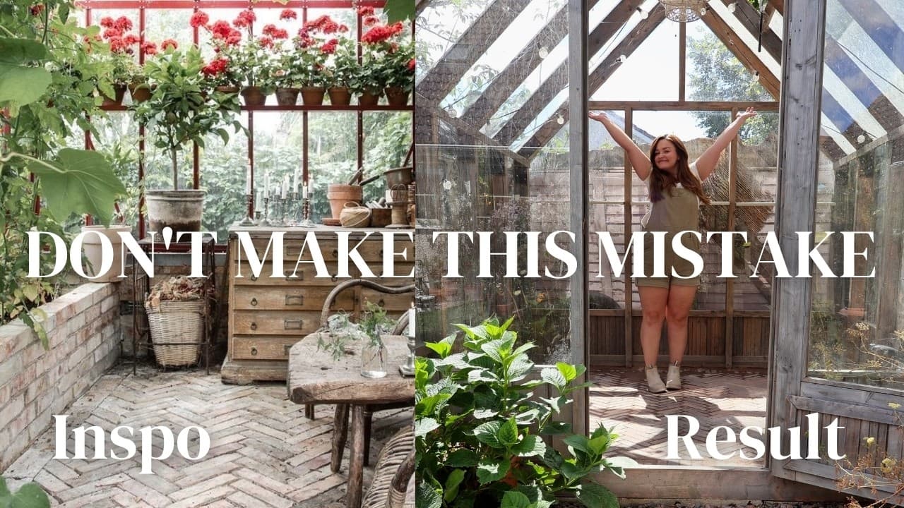 I Laid My Dream Greenhouse Floor... Then Had to Rip It Up! DIY Herringbone Brick Floor