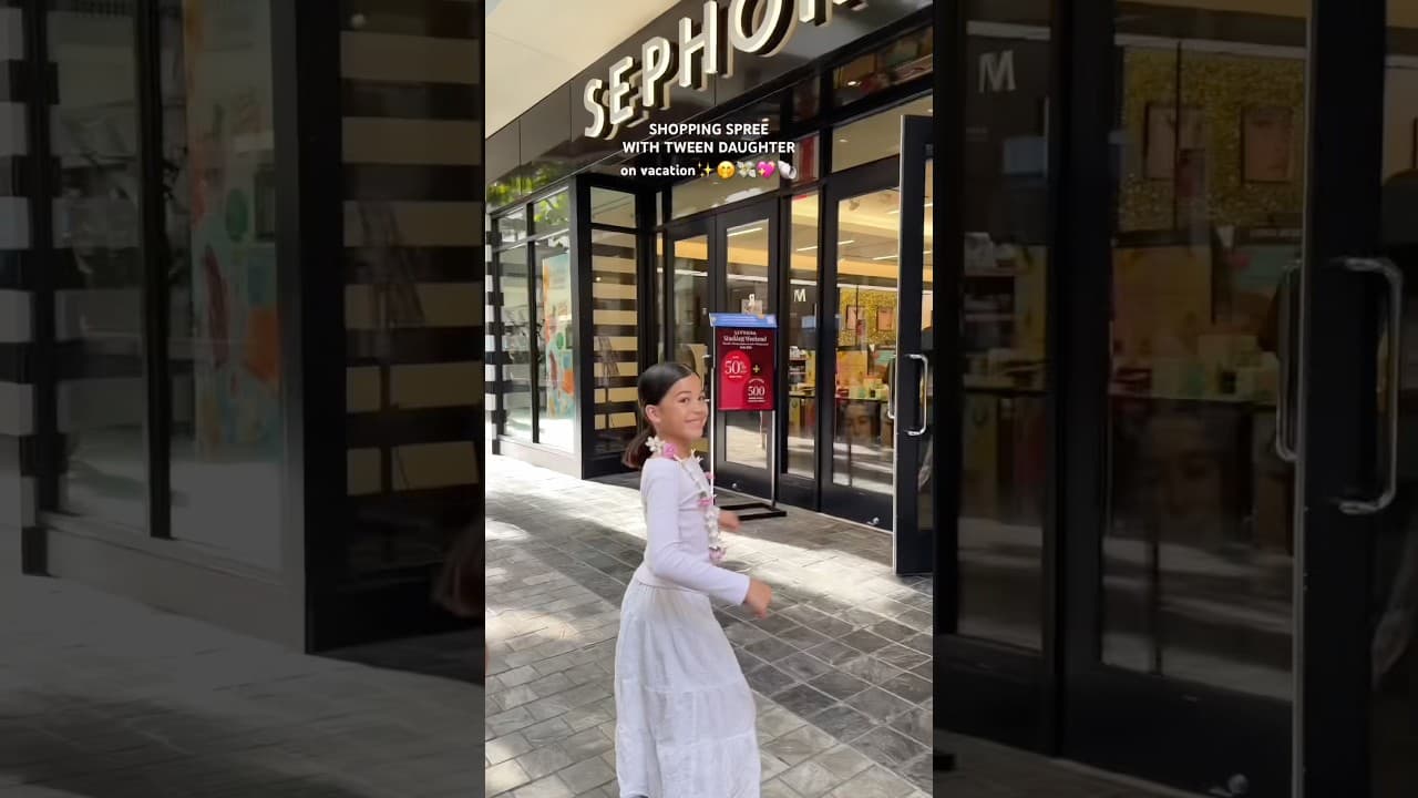 GIRLS DAY SHOPPING SPREE WITH TWEEN DAUGHTER on vacationโจ๐คญ๐ธ๐๐