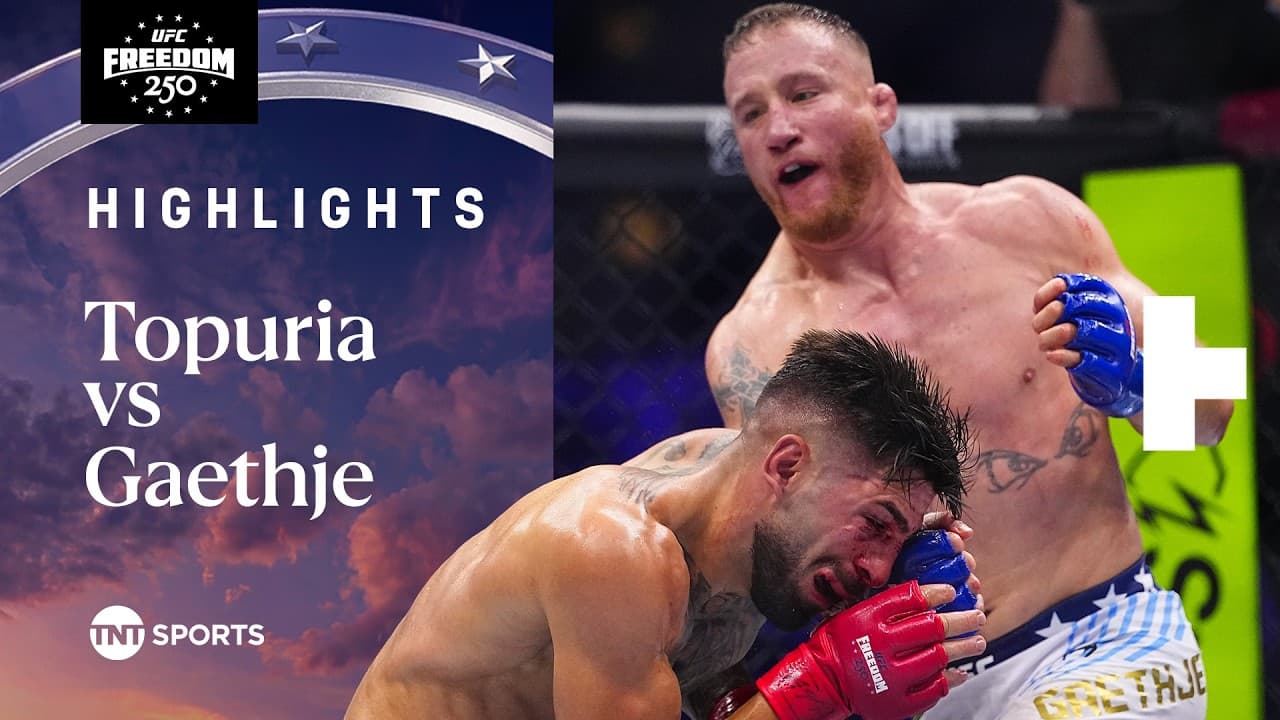 WHITE HOUSE CLASSIC! ๐ | Ilia Topuria vs. Justin Gaethje | #UFCFreedom250 Highlights
