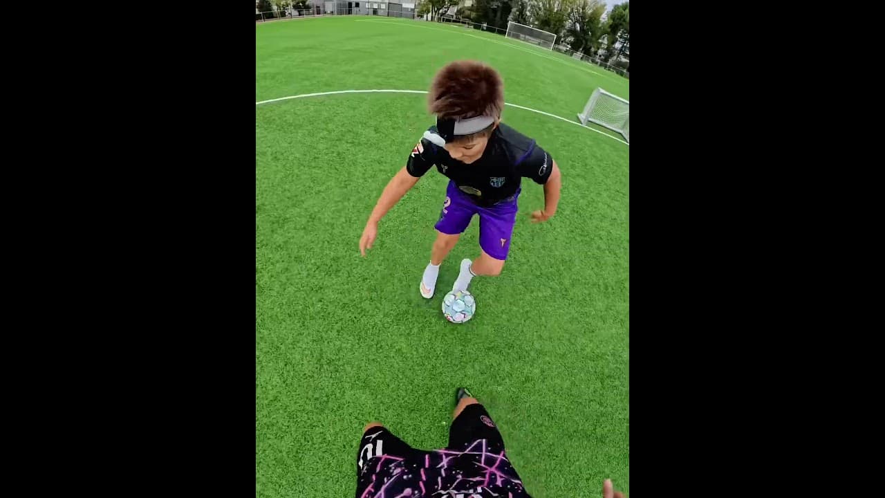 1v1 POV Headcam Football Panna PSG vs Barcelona #soccer #footballpov #football #panna #funny #skills YouTube thumbnail