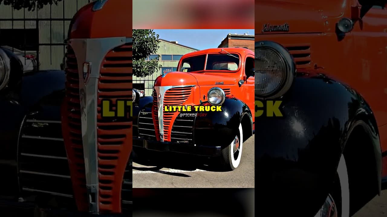 RARE 1941 PLYMOUTH TRUCK WORTH A FORTUNE ๐